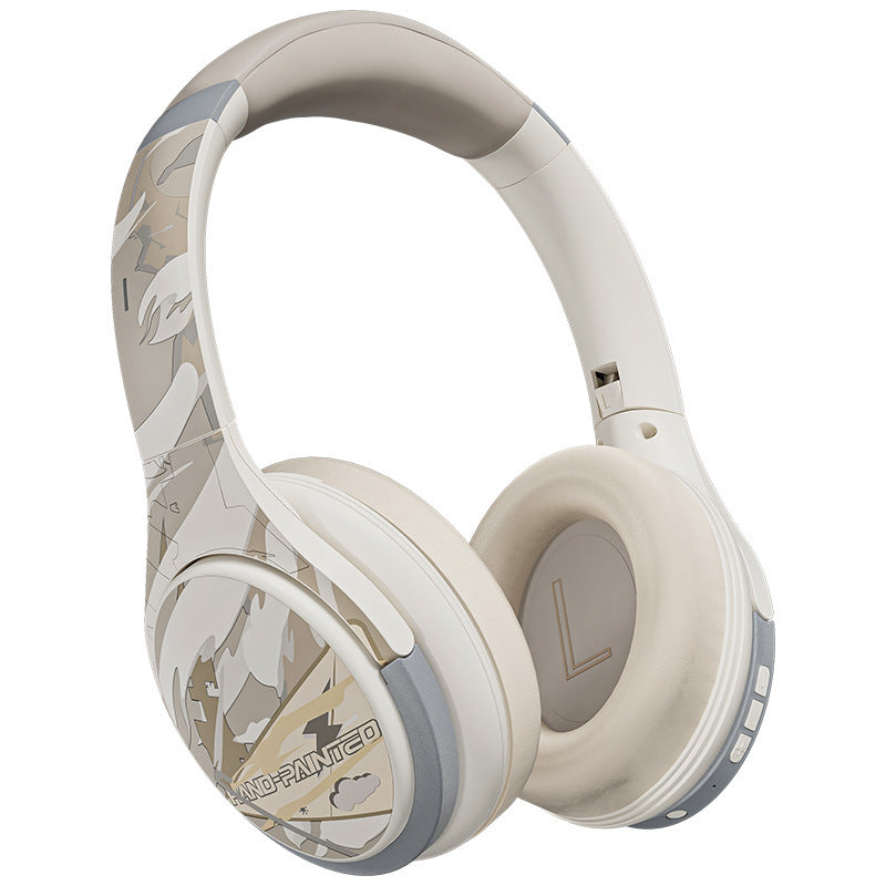 Bluetooth Headphone Active Noise Reduction Head-mounted E-sports Games Computer