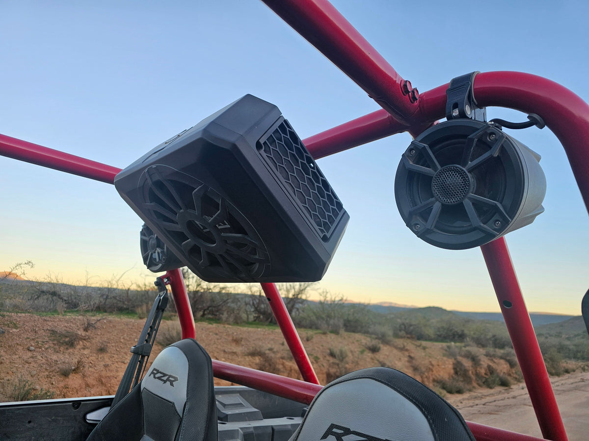 UTV Mounts NUTV5-S PRO Kit with Round Bar Clamps NOAM Audio