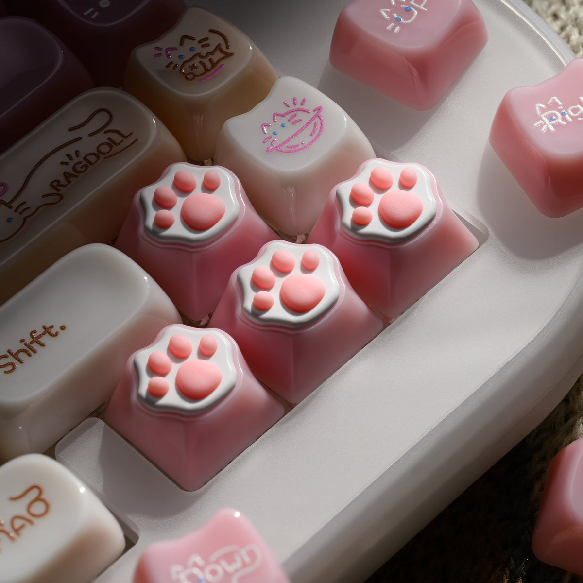 XVX AcriCat Wireless Acrylic Mechanical Keyboard C67 Model