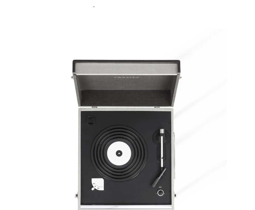 Crosley CR6233F BERMUDA 2-Speed Bluetooth Turntable Record Player Tourmaline-NEW