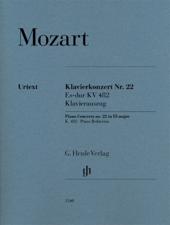 Piano Concerto No. 22 in E-flat, K. 482 2 copies needed for performance Henle Music Folios Softcover -NEW