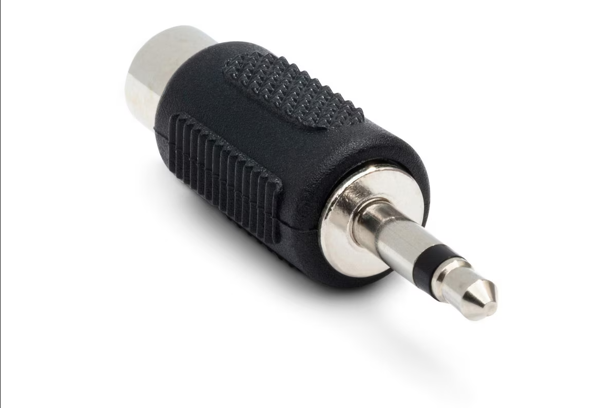 Hosa GRM-114 Adaptor RCA to 3.5mm TS 2pc -NEW
