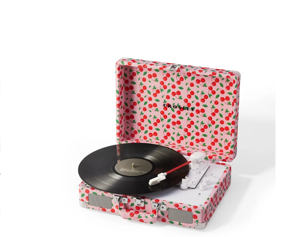 Crosley CR8005F Cruiser Plus Bluetooth In/Out Record Player Retro Cherry -NEW