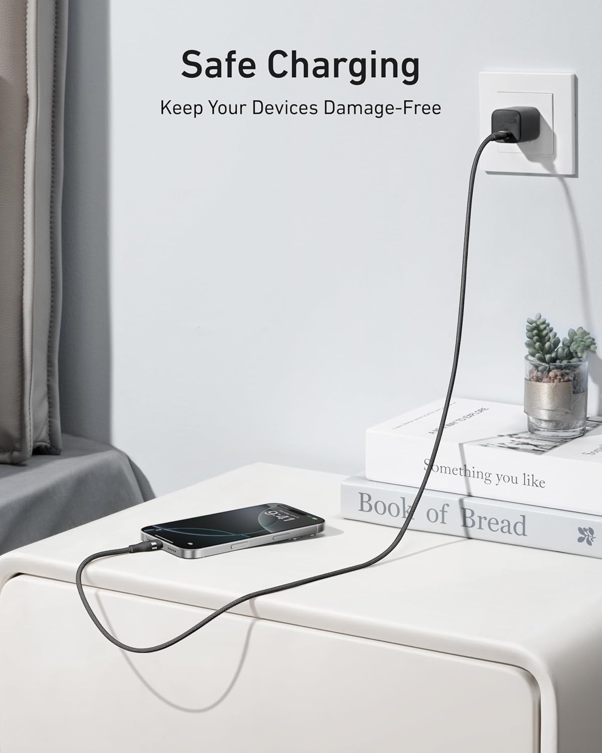USB-C 240W Upcycled-Braided Cable Anker USB-C to USB-C Cable