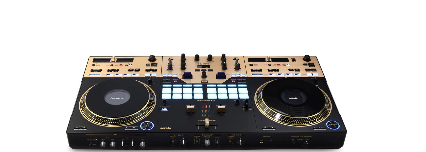 Pioneer DJ DDJ-REV7 2-deck Serato DJ Controller - Limited Edition Gold -NEW