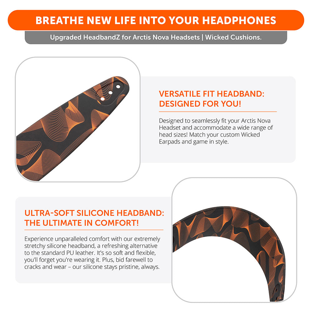 WC Side Speaker Plates for Arctis Nova Headsets - Arctis Nova Booster Pack by Wicked Cushions