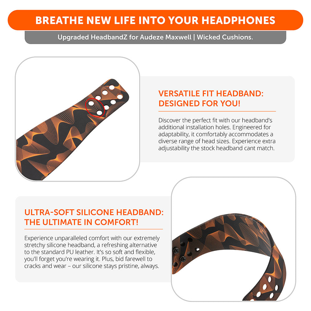 WC Silicone HeadbandZ for Audeze Maxwell