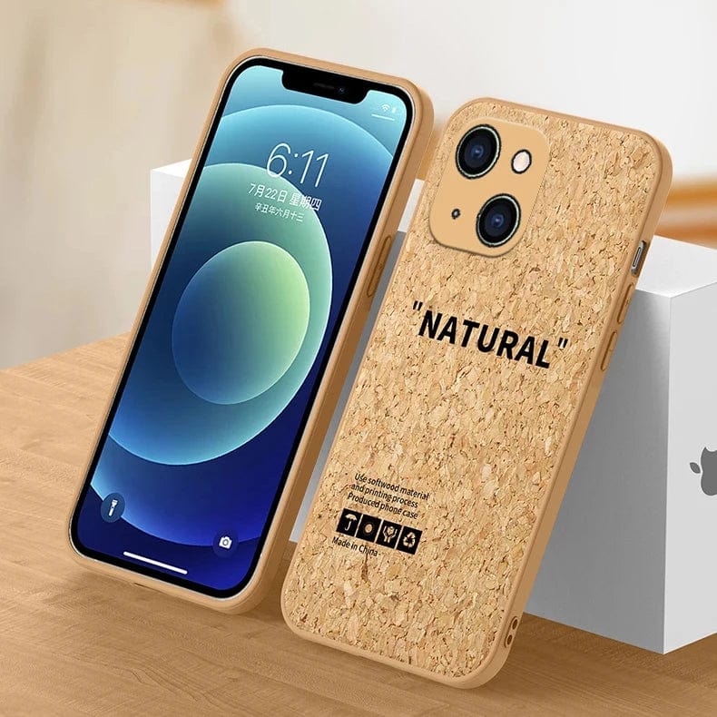 Cork Wood Protective iPhone Case Shopify Collective Vogueen