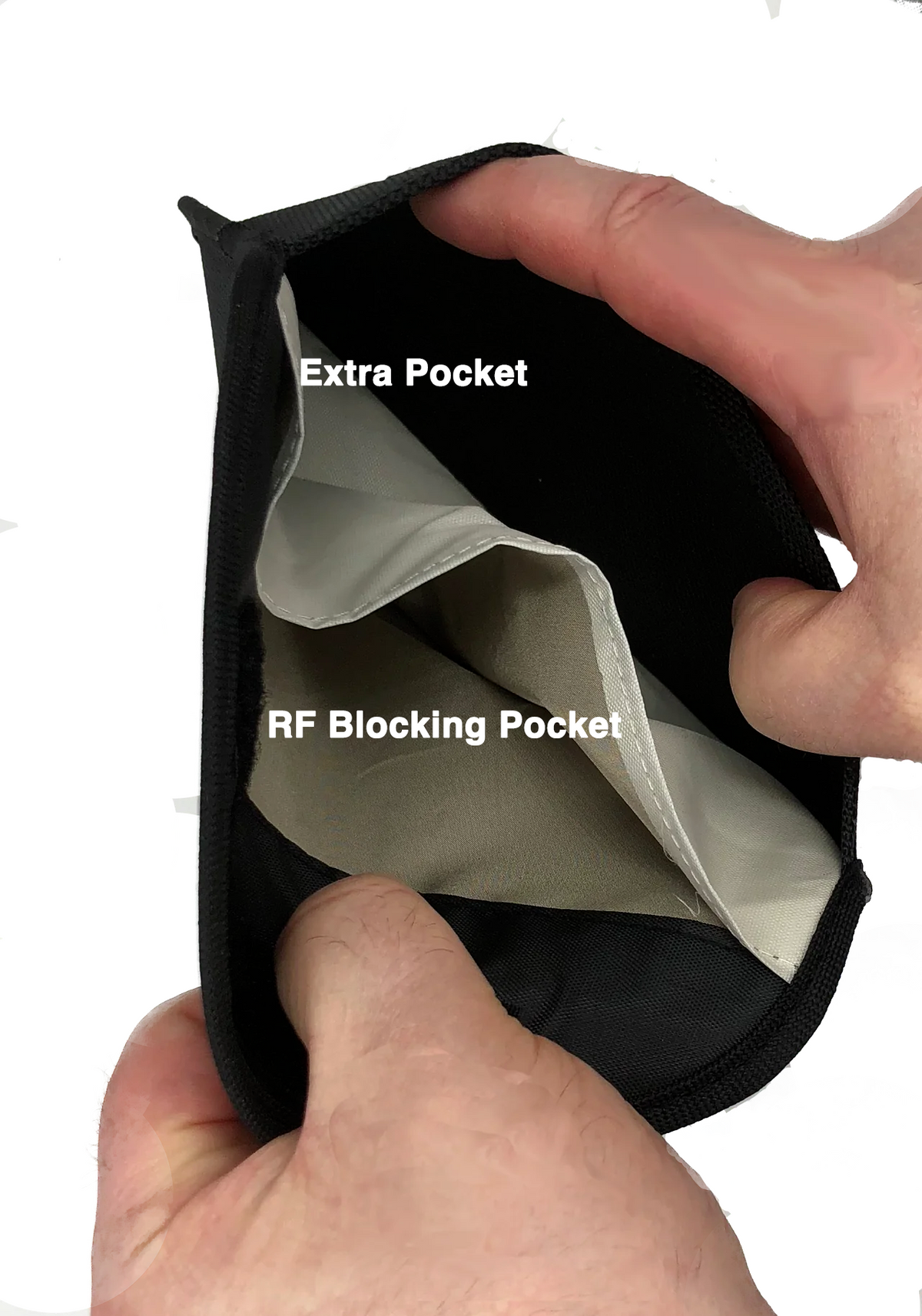 Signal Blocking Faraday Bag Durable Nylon Protective Pouch