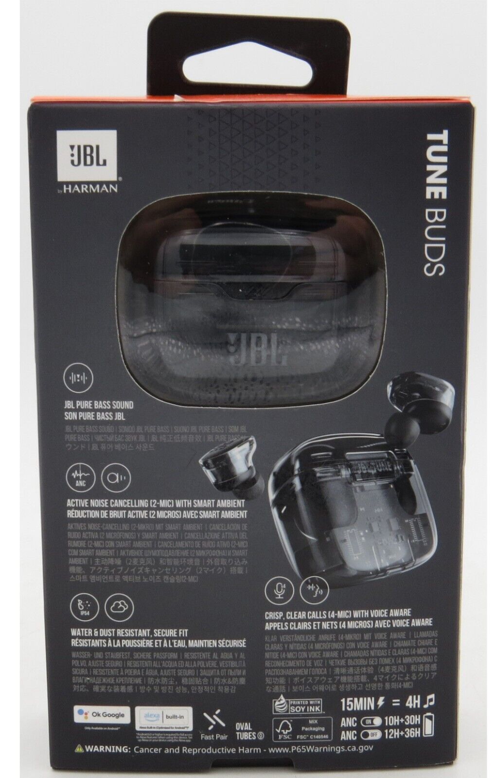 JBL Tune Buds Active Noise Cancellation Wireless Bluetooth Earbuds