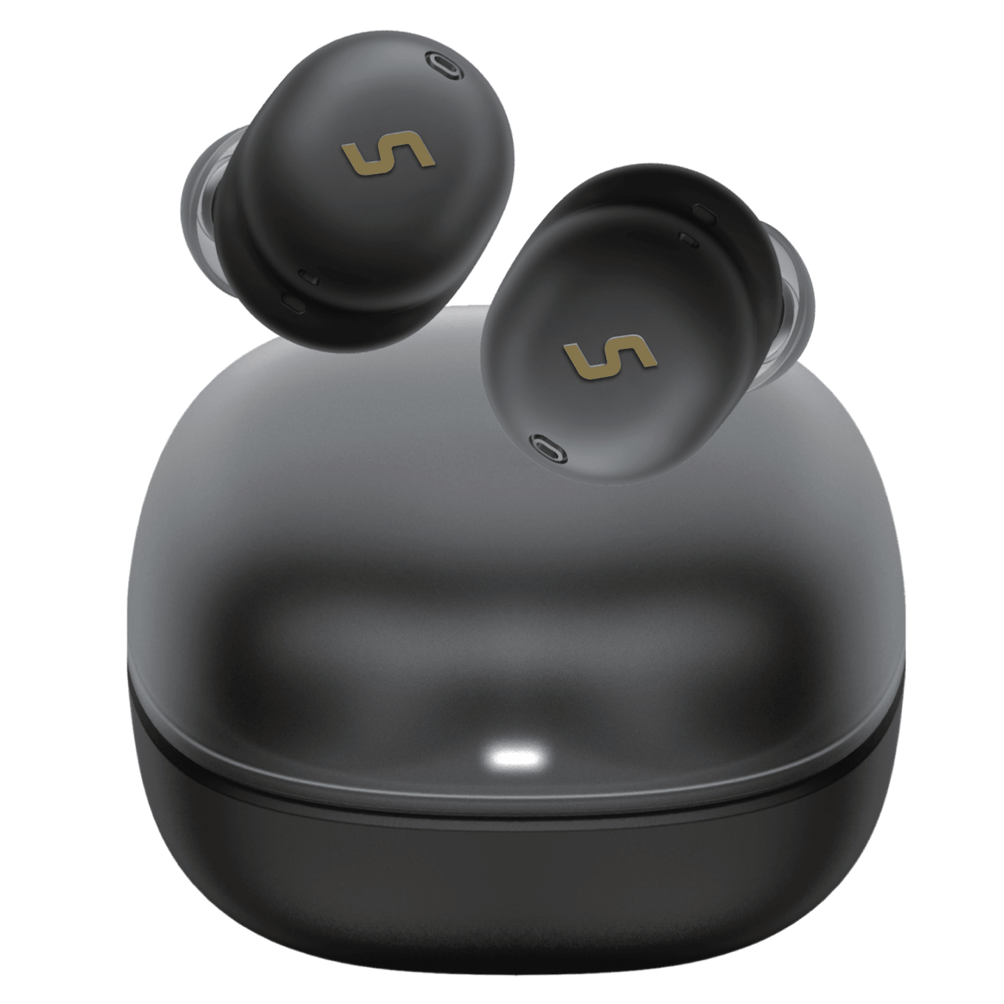 Sway Comfort Fit Ultra Portable True Wireless Headphones With Power Go Charging Case Wireless True Wireless Earbuds - Black