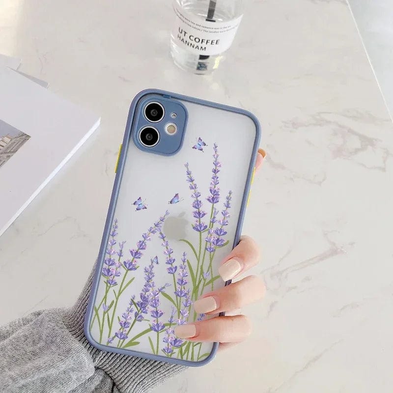 Fashion Cute Flower Full Body Protective iPhone Case