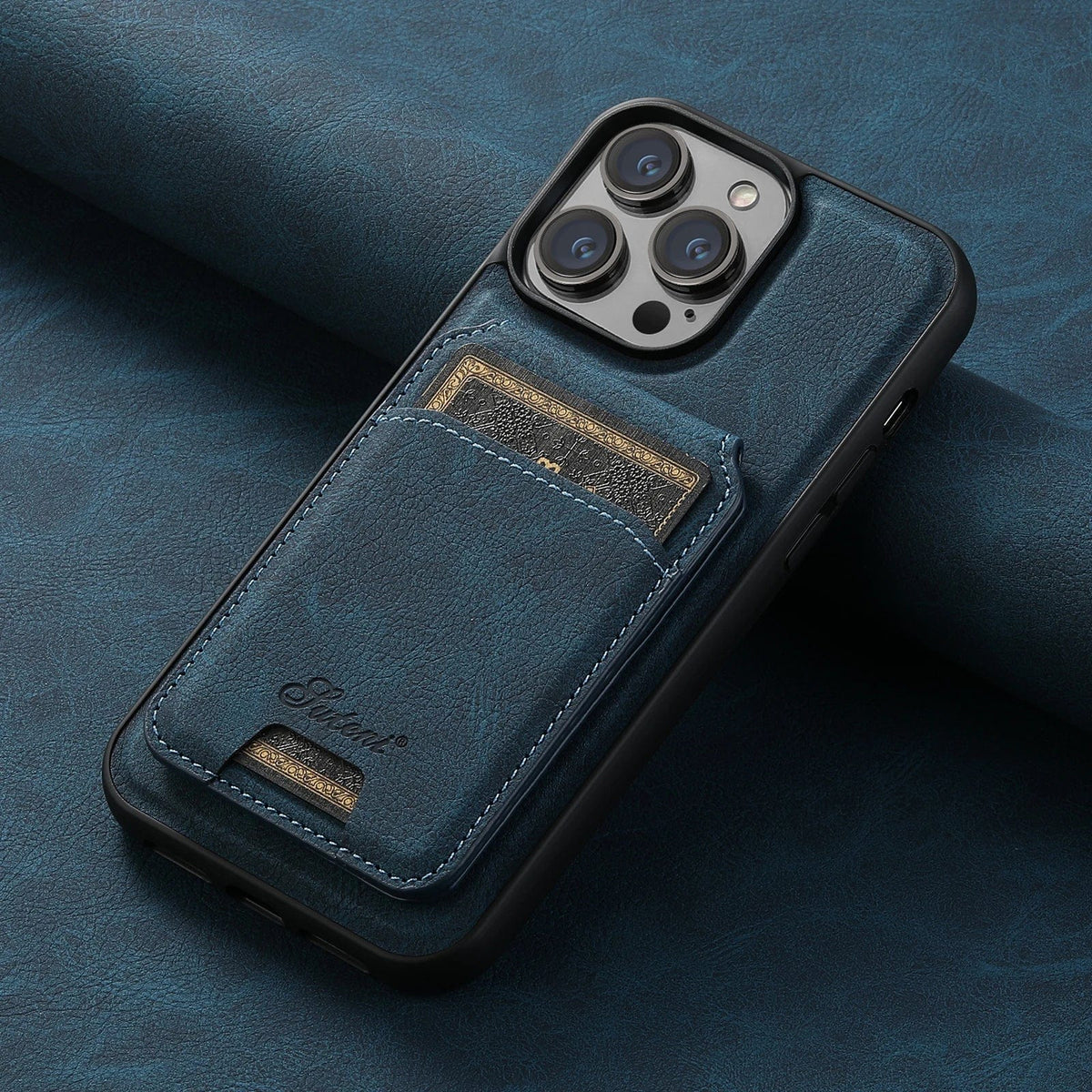 Leather Magnetic Wallet iPhone Case Vogueen