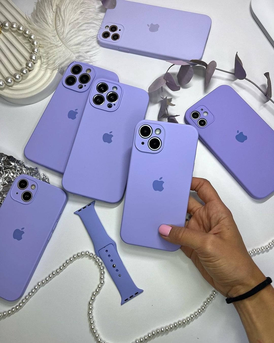 iPhone Lilac Silicone Camera Protection Case Apple