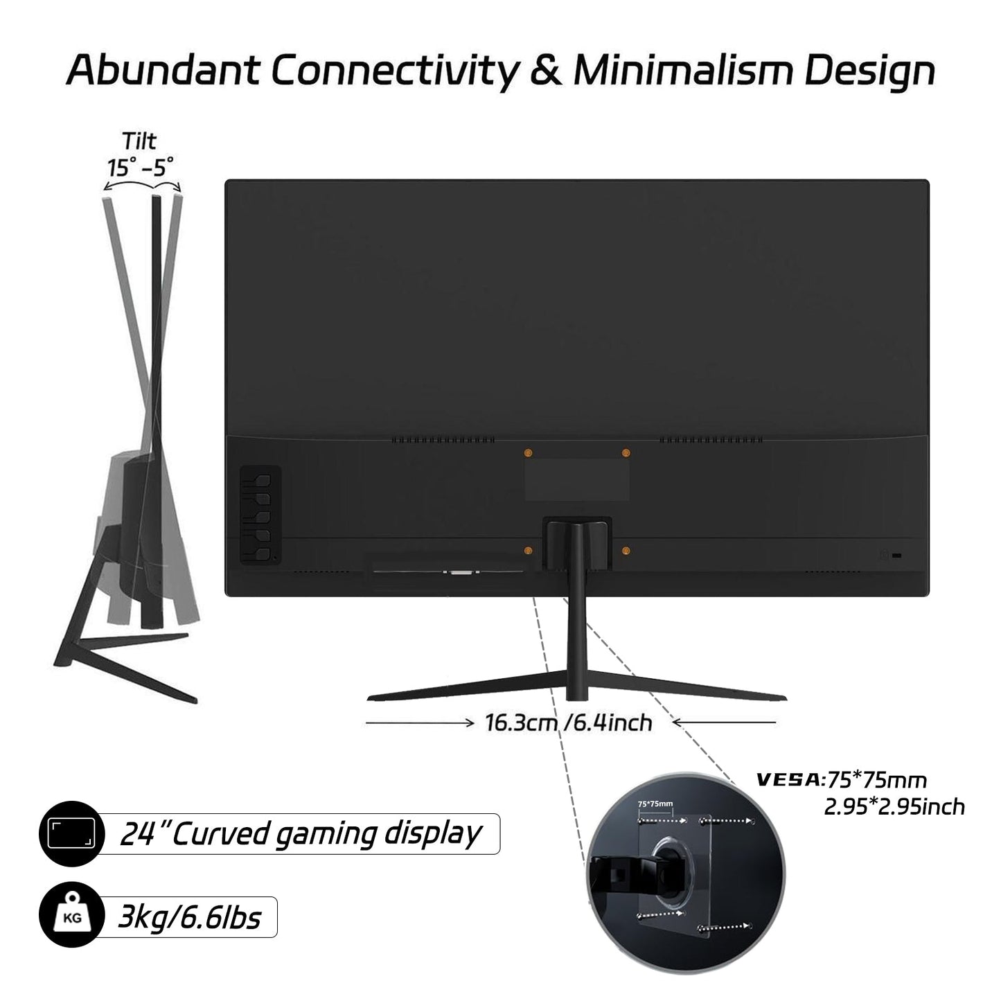 24Inch 180Hz Full HD 1080P Gaming Monitor RE241KV2 Rehisk