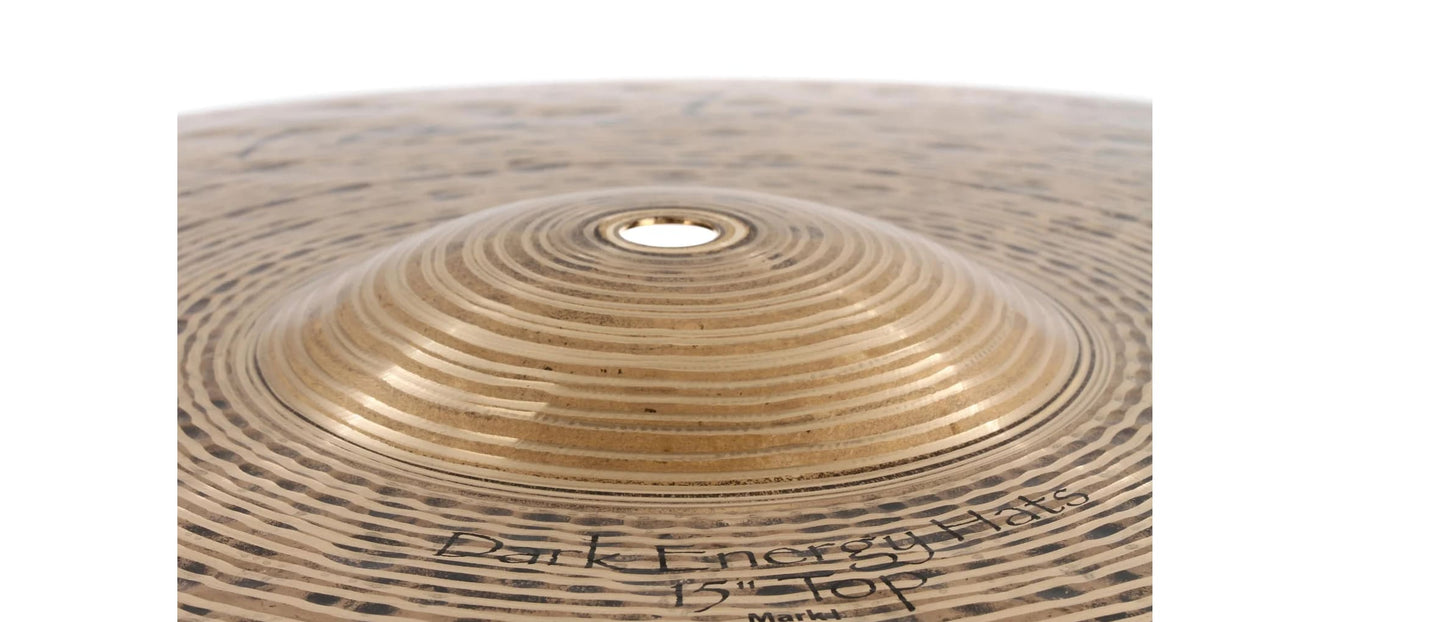 Paiste 15 inch Signature Dark Energy Hi-hat Mk I Cymbals-NEW