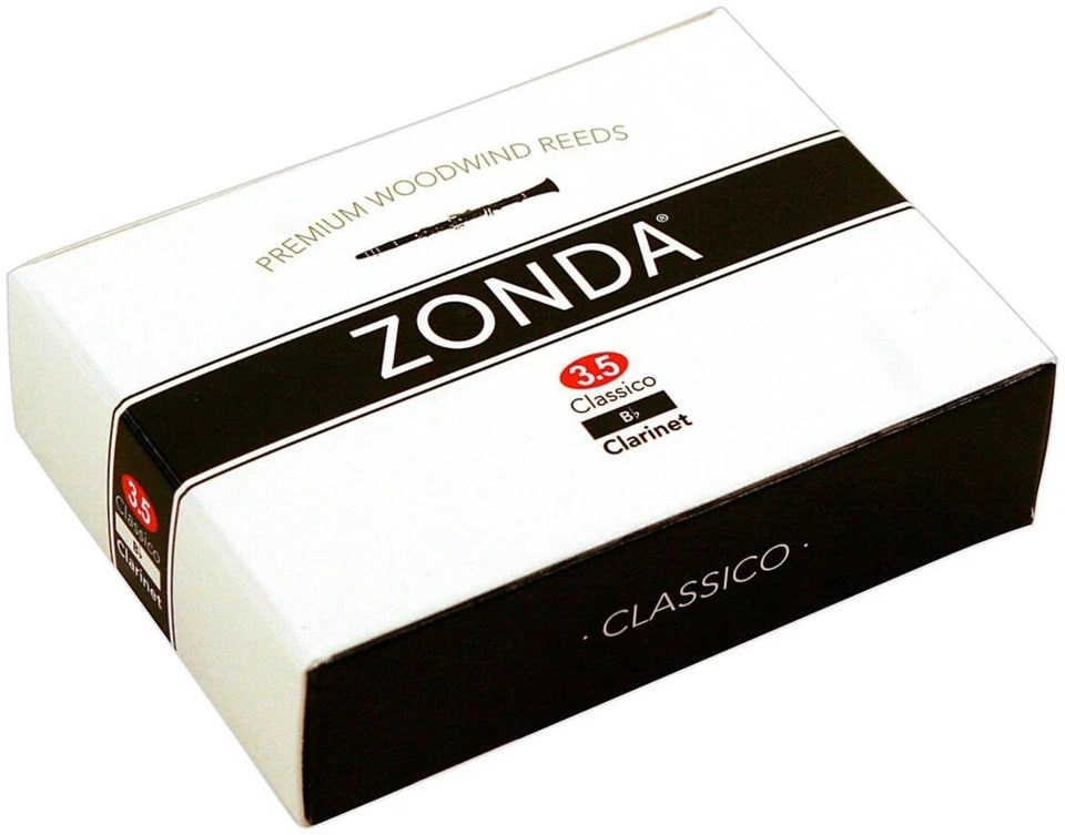 Zonda ZC3035 Classico Bb Clarinet Reed - 3.5 (10-pack)-NEW
