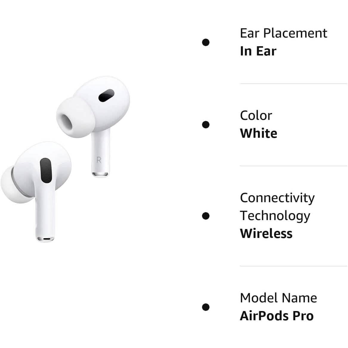 Apple Airpods Pro 2nd Gen Active Noise Cancellation MQD83AM/A Refurbished