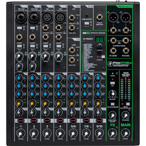 Mackie ProFX10v3 10-channel Mixer with USB and Effects-NEW