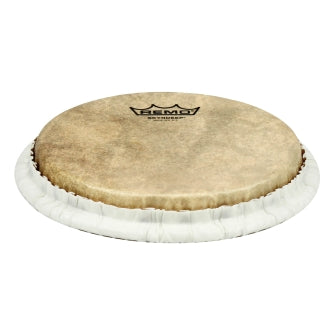 Remo Bongo, Tucked, 7.15 Skyndeep Calfskin Graphic Drum Head -NEW