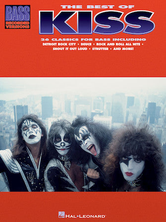 The Best of Kiss Bass Guitar Tab Songbook -NEW