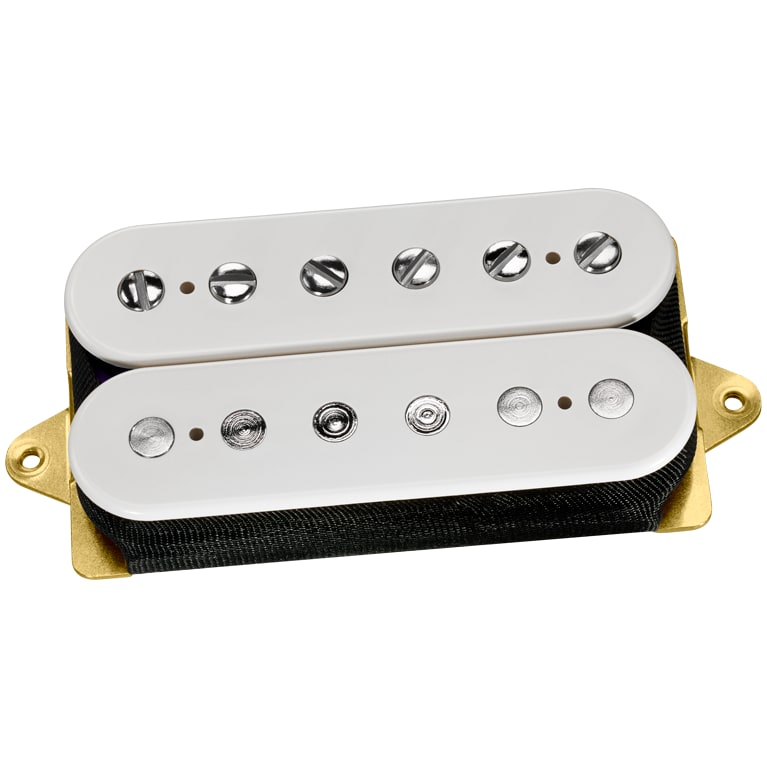 DiMarzio DP155 The Tone Zone Humbucker Pickup - F-spaced - White with nickel poles