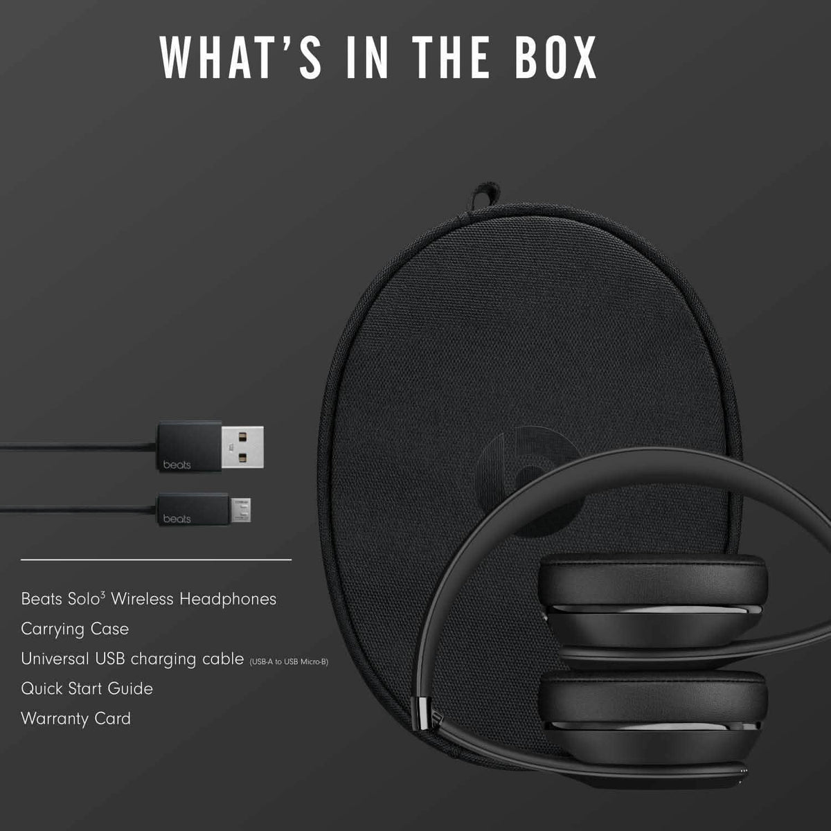 Beats Solo3 Wireless Bluetooth On-Ear Headphones Beats