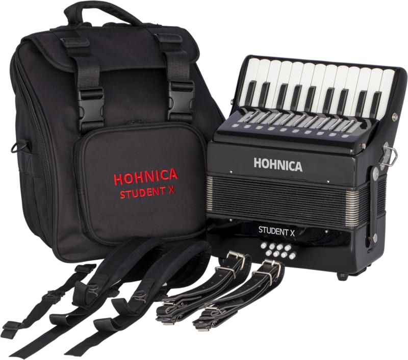 Hohner Student X Beginner 8-Bass Piano Accordion -NEW