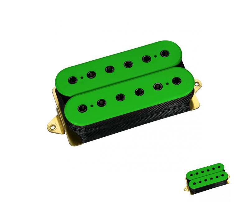 DiMarzio DP151 PAF Pro Humbucker Pickup Green With black pole -NEW