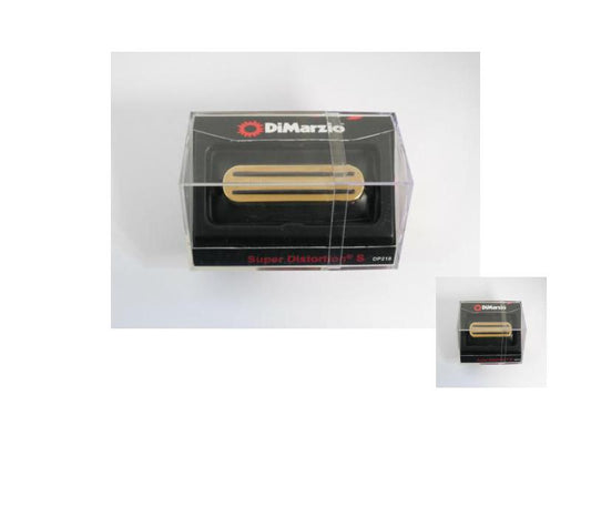 DiMarzio DP218 Super Distortion S Single Coil Bridge Pick-up with Gold cover-NEW