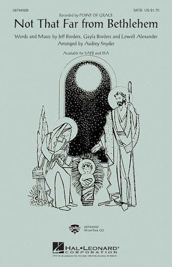 Not That Far From Bethlehem ShowTrax CD -NEW