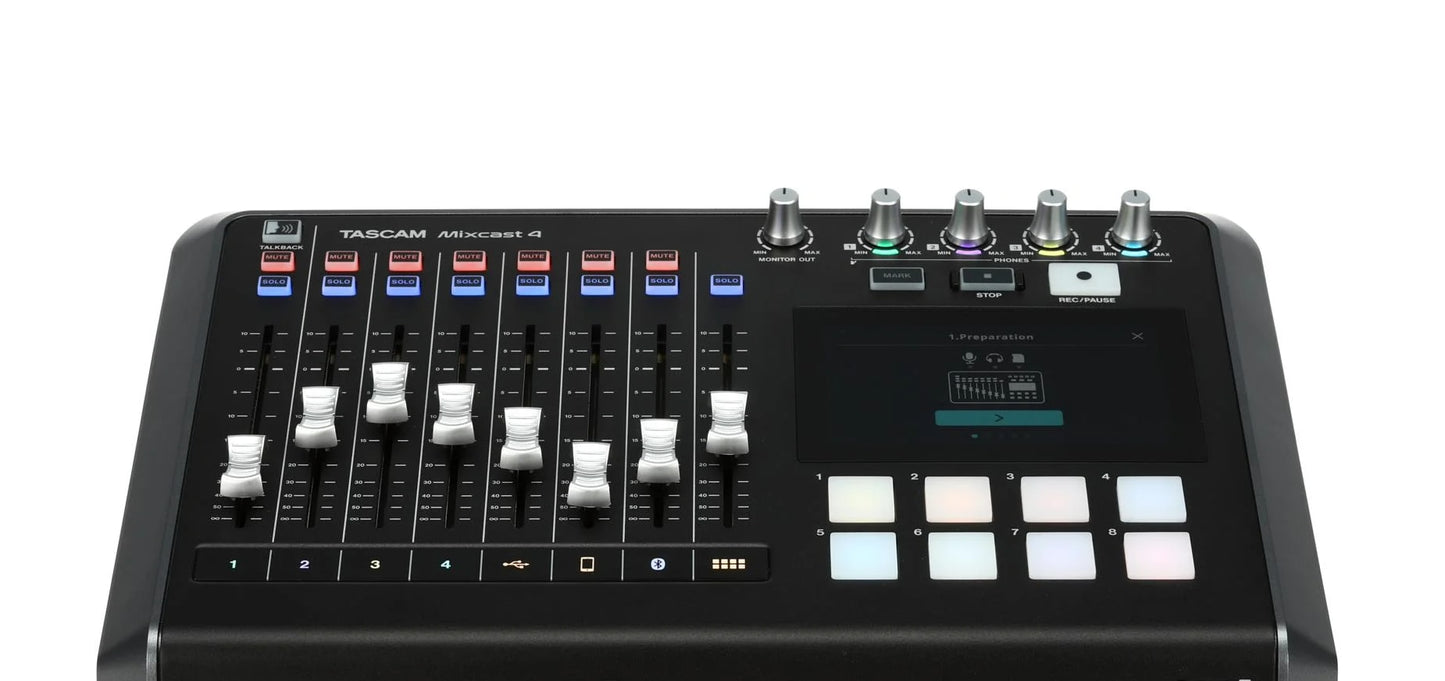 TASCAM Mixcast 4 Podcast Workstation -NEW