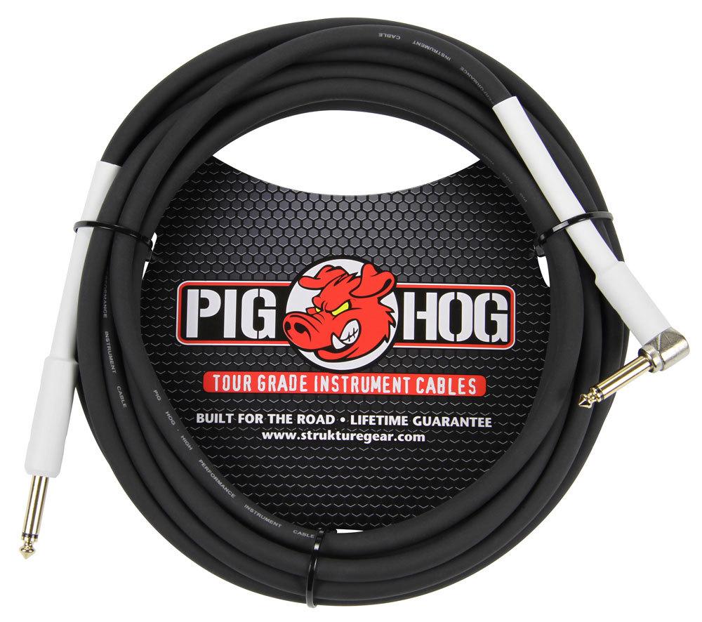 8 Pack Pig Hog PH186R Right Angle 8mm 18.5FT 1/4"-1/4" Inst Cable Lifetime Warranty!