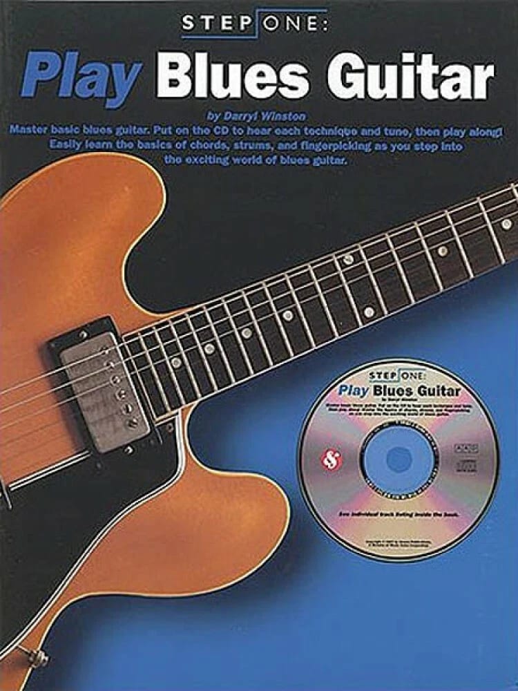 Step One: Play Blues Guitar Step One Softcover with CD - TAB -NEW