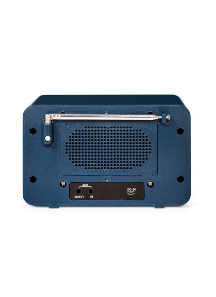 Crosley CR3036D Tribute Vintage Style AM/FM Radio With Bluetooth - Navy-NEW