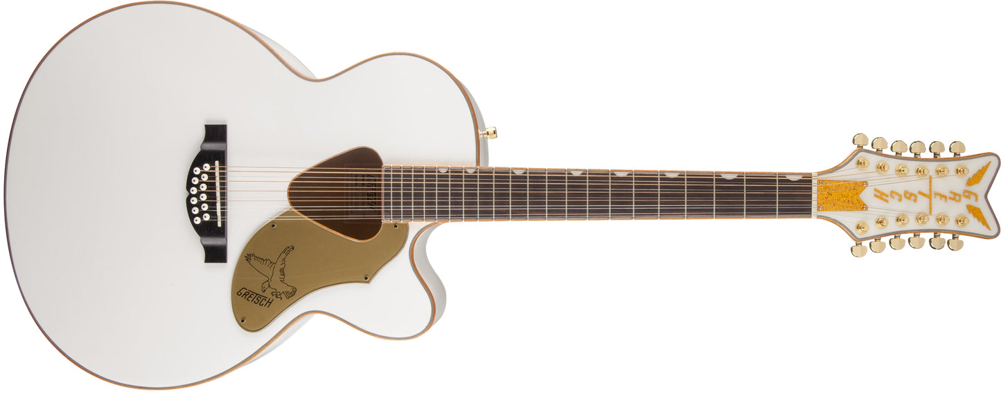 Gretsch G5022CWFE-12 Rancher Falcon Jumbo - White -NEW