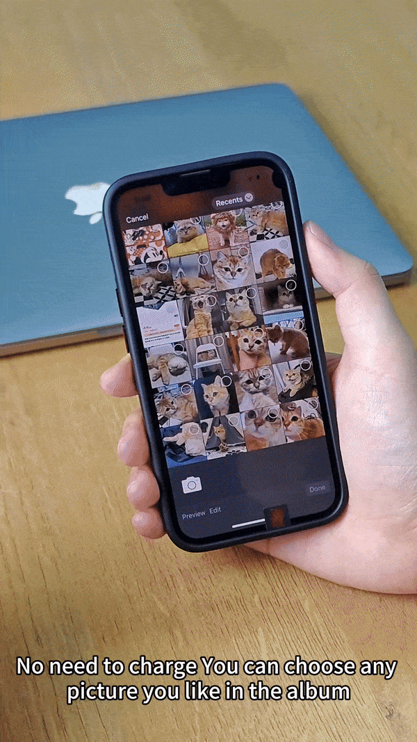 PhotoE-Ink Case Instant Style iPhone Case