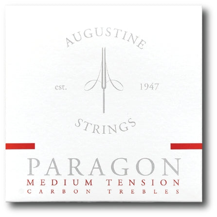 Augustine Strings Paragon Medium Tension - Premium Carbon Strings, Red 1 full set -NEW