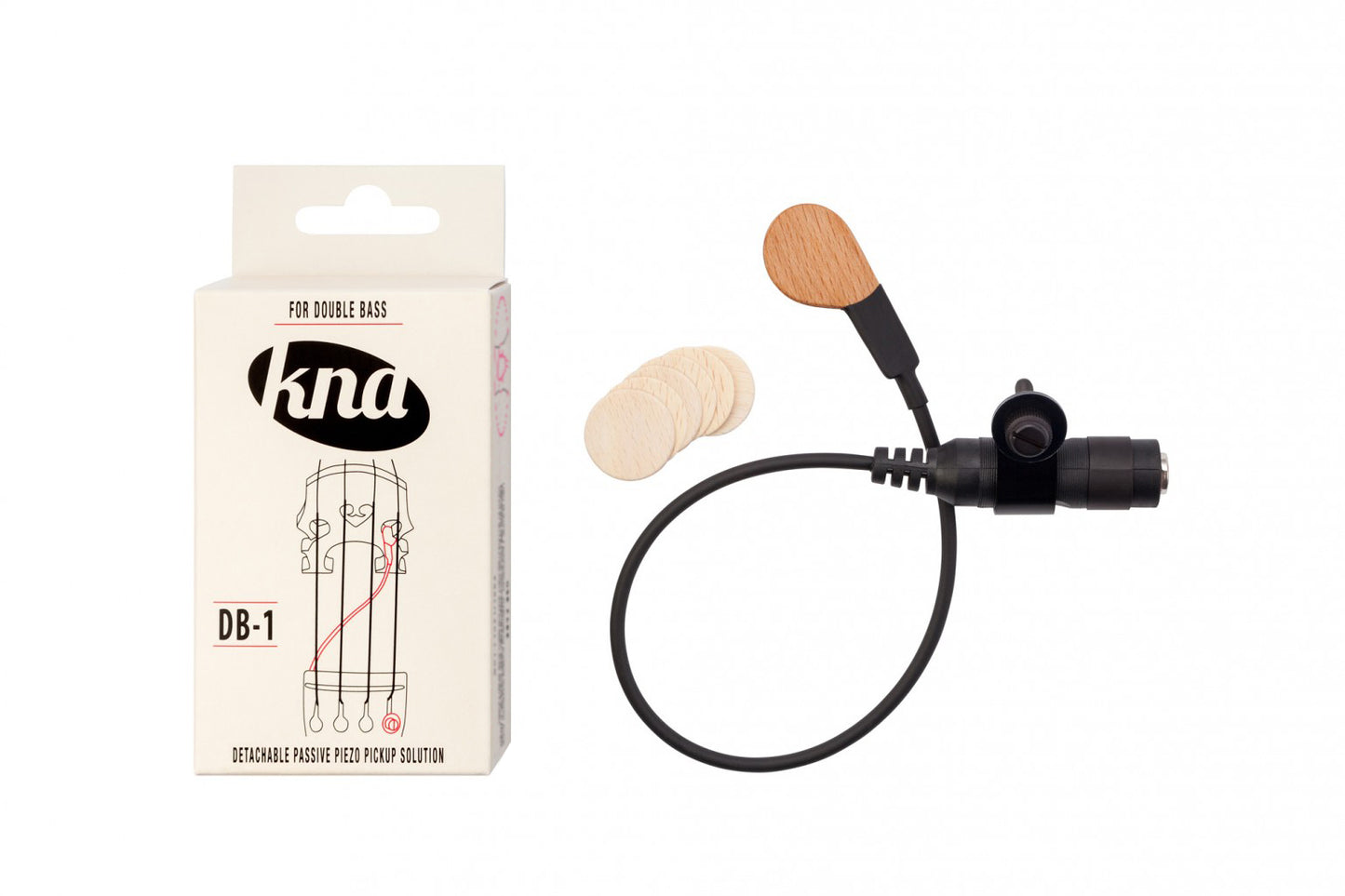 KNA DB-1 Portable Piezo Double Bass Pickup-NEW