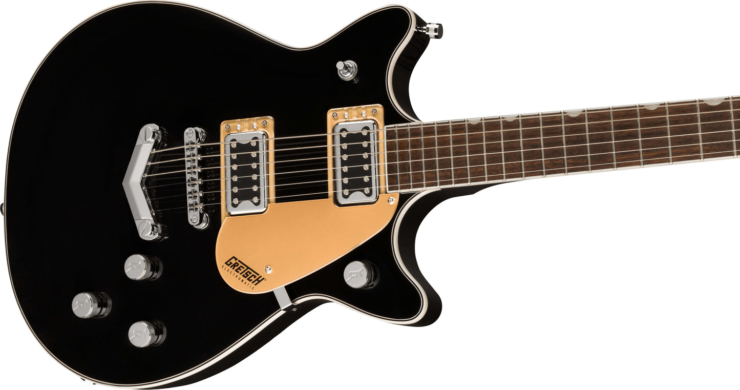 Gretsch G5222 Electromatic Double Jet BT Electric Guitar - Black-NEW