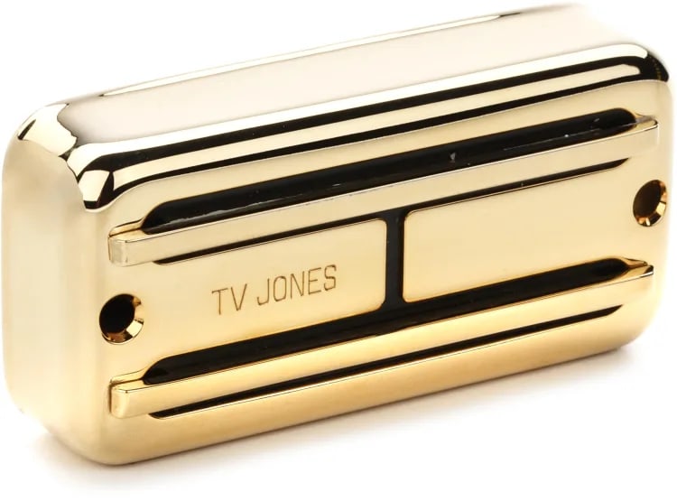 TV Jones Super'Tron Neck Humbucker Pickup - Gold - New