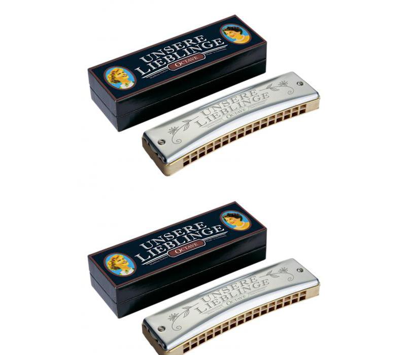 Hohner Unsere Lieblinge 32-Hole Octave Harmonica Key of G-NEW