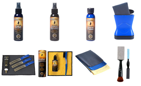 New - Music Nomad Total Guitar Spa Kit Detail, Clean, Polish and Condition MN292
