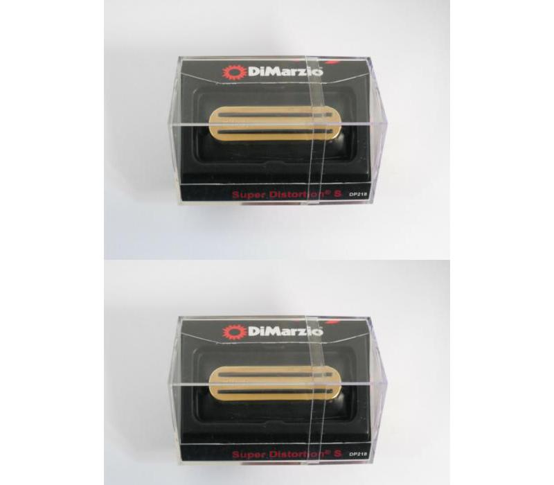 DiMarzio DP218 Super Distortion S Single Coil Bridge Pick-up with Gold cover-NEW