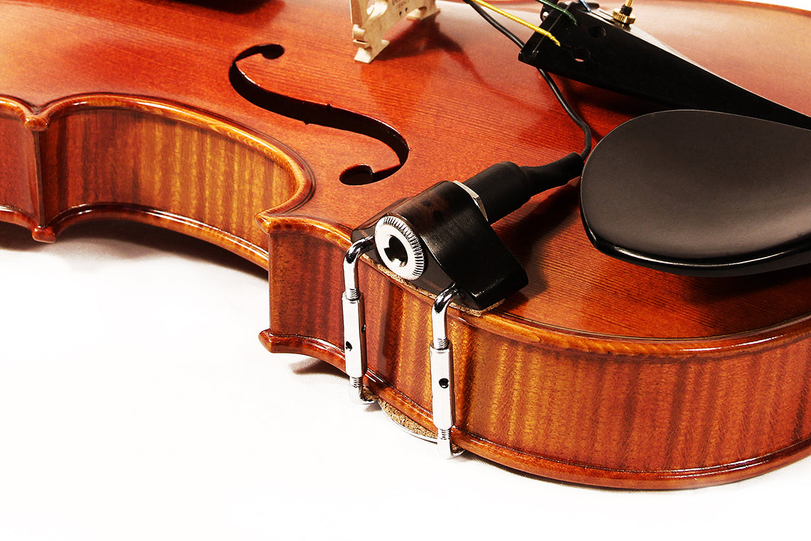 KNA VV-3 Portable Piezo Violin/Viola Pickup - Ebony-NEW