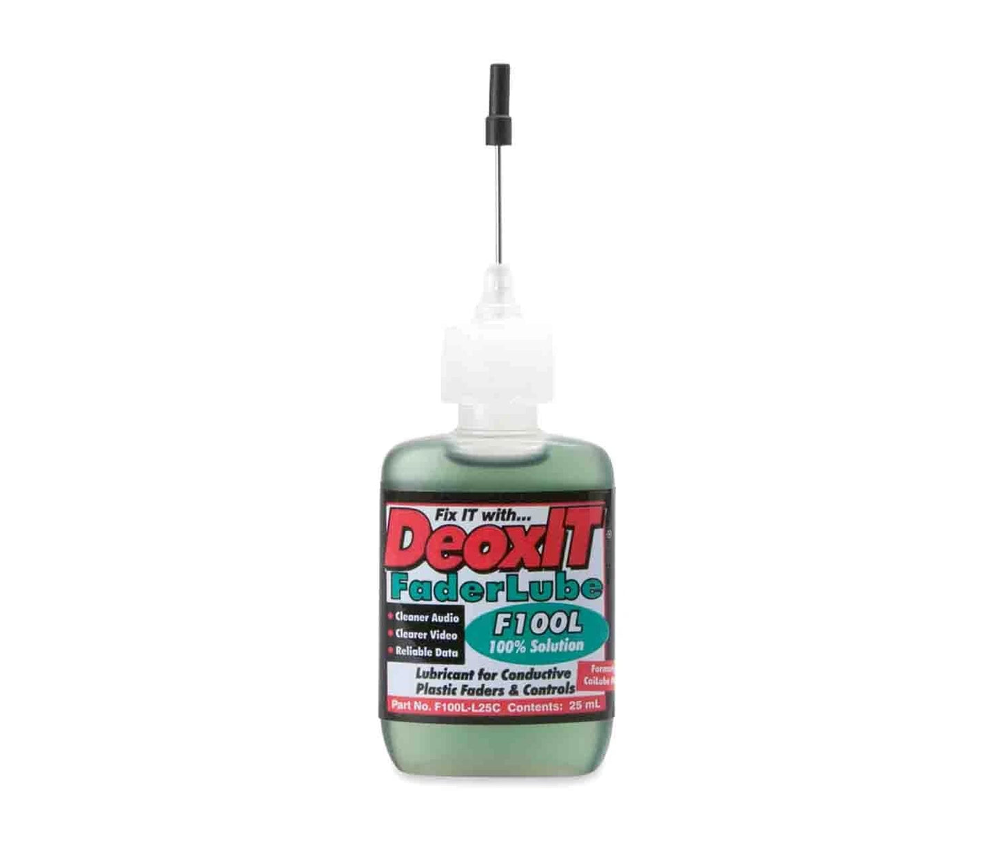 Hosa F100L-L25C CAIG DeoxIT F100L 100% 25ml FADERLUBE - PERFECT CIRCUIT - New