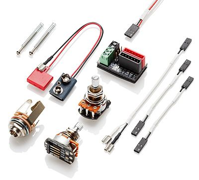 EMG 81 Active Ceramic Humbucker Guitar Pickup - Brushed Black Chrome-NEW