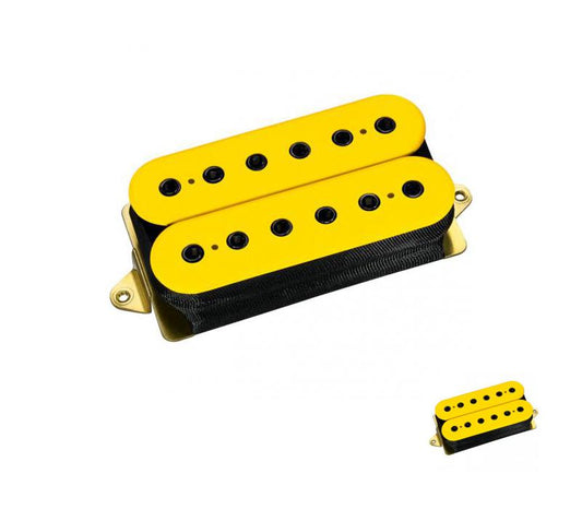 Dimarzio DP100 Super distortion Humbucker Bridge Pickup, Yellow with black pole- NEW
