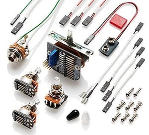 EMG SA/SA/81 Active Guitar Pickup Set for H/S/S Fender Strat/Stratocaster, Black - New