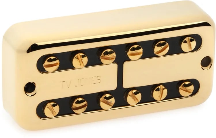 TV Jones TV Classic Neck Humbucker Pickup - Gold - New
